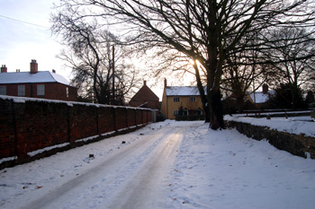 Church Lane Christmas Eve 2010
